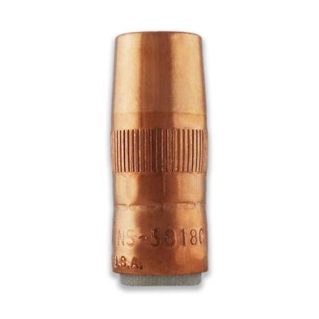 Nozzle, Bernard Centerfire Small Copper 5/8in Bore 1/8in Recess