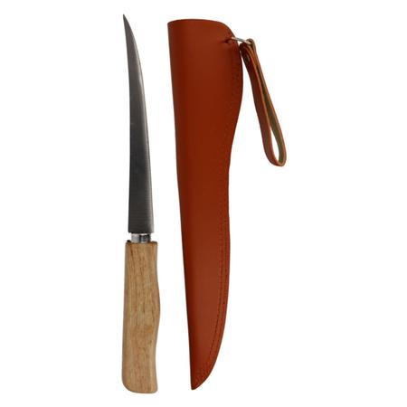 Fillet Knife 6 W/sheath Wd Hnd