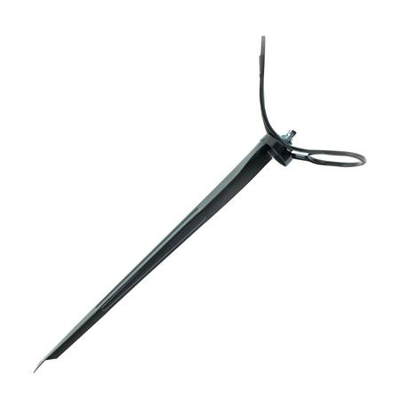 Sand Spike Rod Holder Black 15in