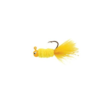Pro V Crappie Chenille Jig 1/32oz Yellow