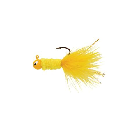 Pro V Crappie Chenille Jig 1/16oz Yellow