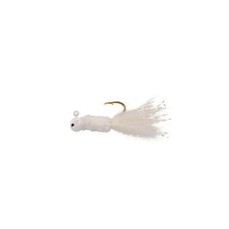 Pro V Crappie Chenille Jig 1/32oz White