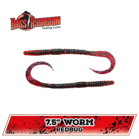 Ba Worm Red Bug 7.5in