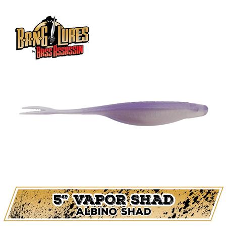 5in Vapor Shad Albino Shad