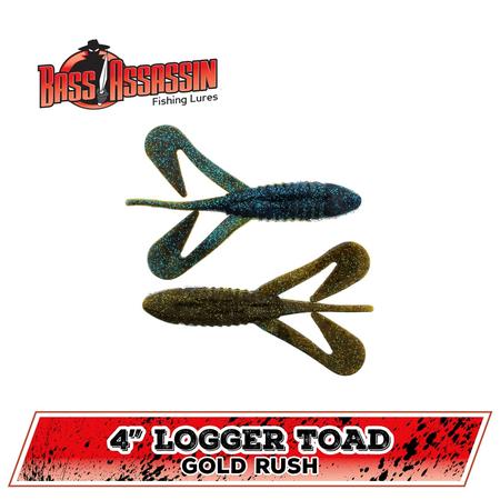 Logger Toad Gold Rush 4in