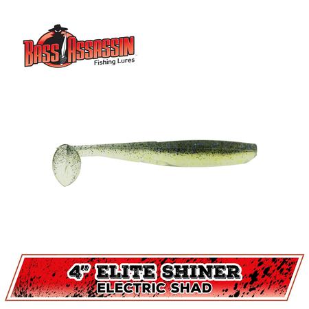 Fw Elite Shiner Electric Shad 4in