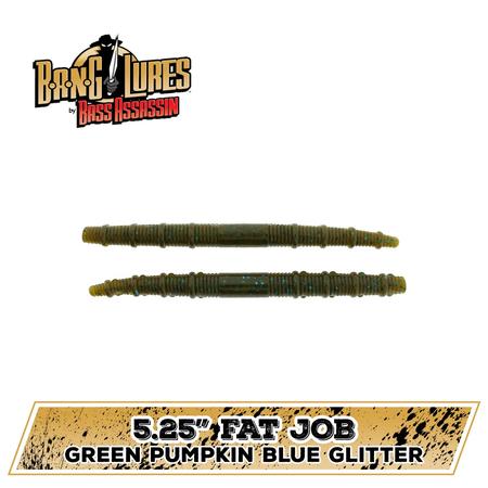 Fat Job Green Pumpkin Blue Glt 5.25in