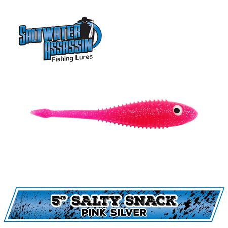 5in Salty Snack Pink Silver