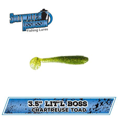 Sw Litl Boss Chartreuse Toad 3.5in