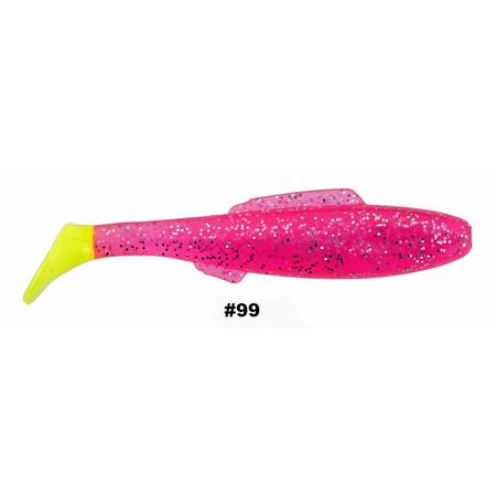3in Cocahoe Minnow Hot Pink Chart Tail