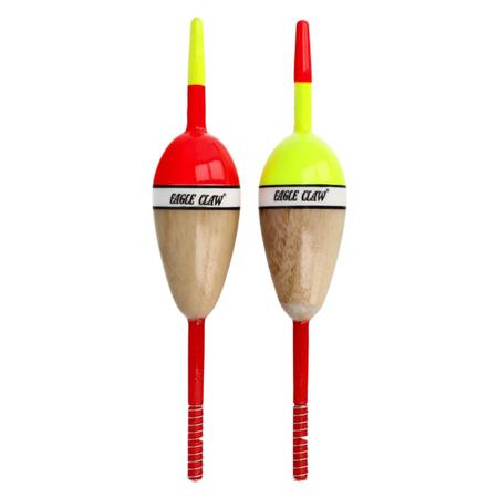 Eagle Claw Balsa Style Oval Spring Floats - 1-1/8 in. x 6 in.