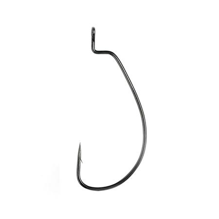 3/0 Ewg Worm Hook Platinum Black Value
