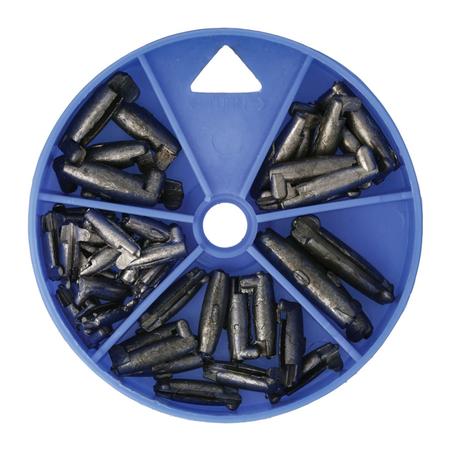 Pinch-on Sinker Assortment 43pcs