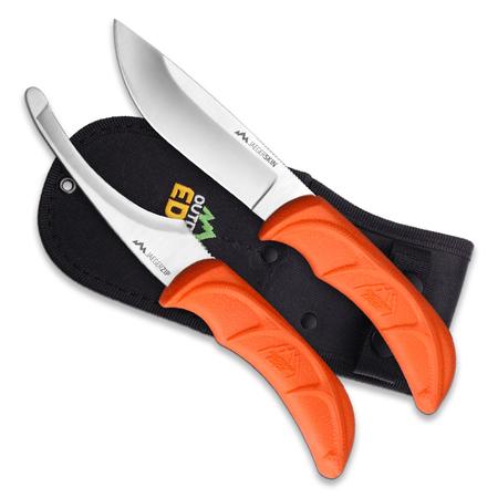 Skinner/gut Hook Knife Set W/sheath