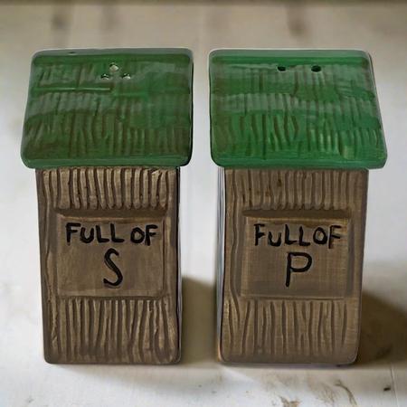 Outhouse Salt And Pepper Set