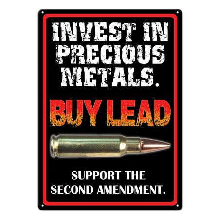 Tin Sign Invest Precious Metal