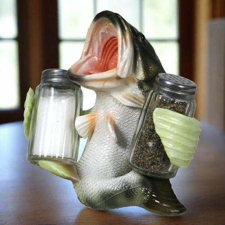 Bass Salt  Pepper Shaker Set