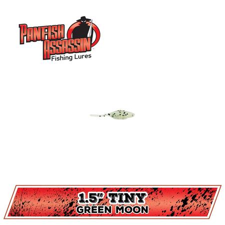 Tiny Shad Green Moon 1.5in