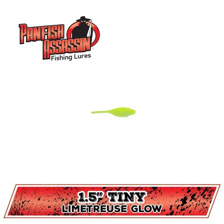 Tiny Shad Limetreuse Glow 1.5in
