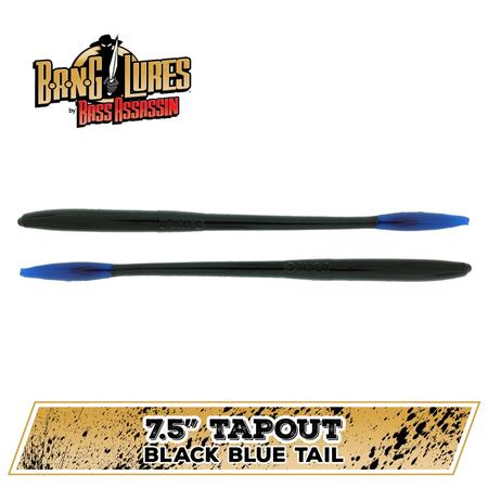 Tapout Black Blue Tail 7.5in