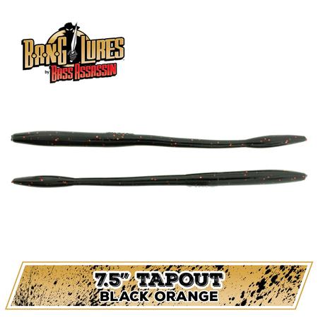 Tapout Black Orange 7.5in