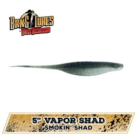 Vapor Shad Smokin Shad 5in