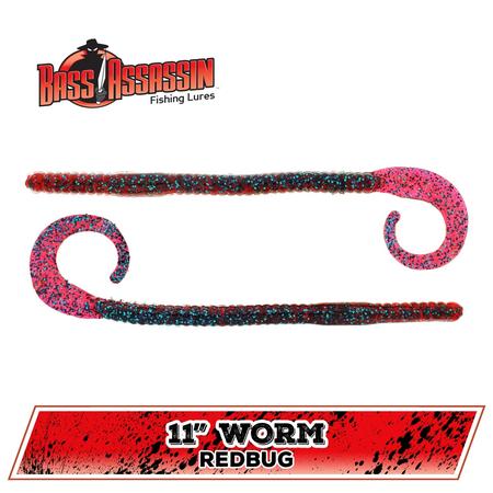 Worm Redbug 11in