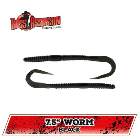 Ba Worm Blk 7.5in