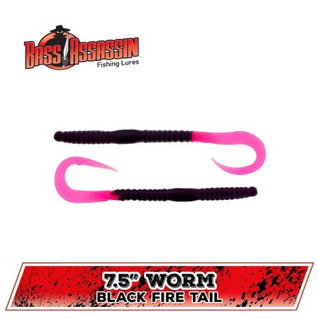 Ba Worm Blk Fir Tal 7.5in