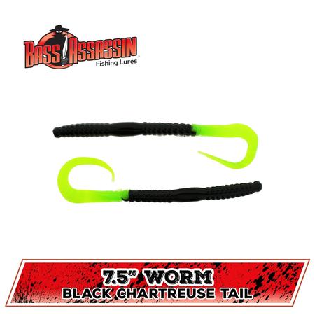Ba Worm Blk Chr Tal 7.5in