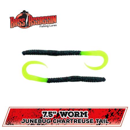 Ba Worm Jun Bug Chr Tal 7.5in