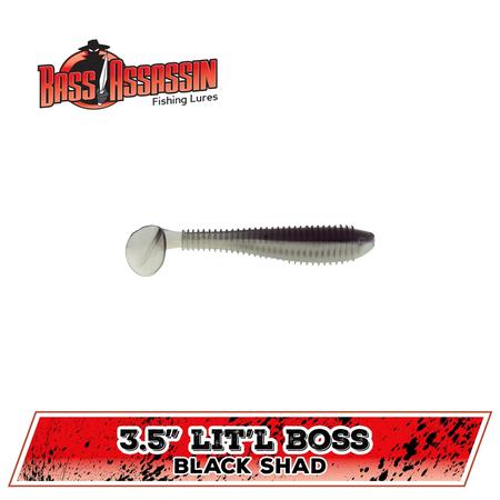 Litl Boss Black Shad 3.5in