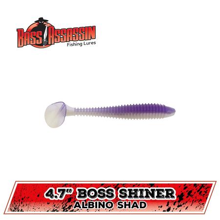 Boss Shiner Albino Shad 4.7in