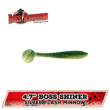 Boss Shiner Silver Flash Minnow 4.7in
