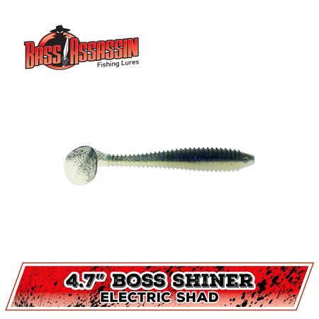 Boss Shiner Electric Shad 4.7in