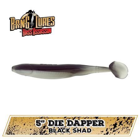 Fw Die Dapper Black Shad 5in