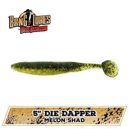 5 in. FW Die Dapper - Melon Shad
