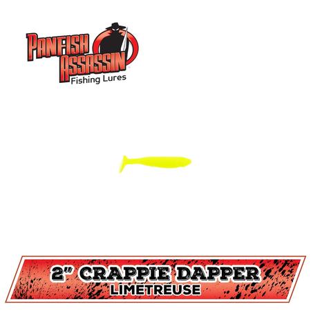 Crappie Dapper Limetreuse 2in