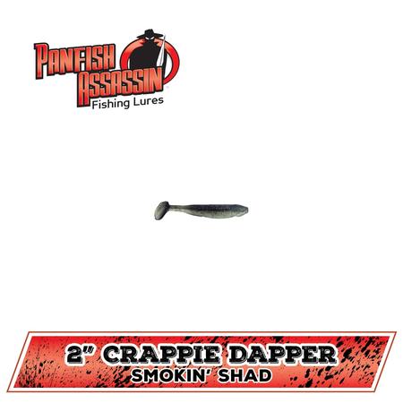 Crappie Dapper Smokin Shad 2in