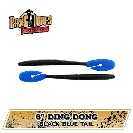 Ding Dong Black Blue Tail 6in