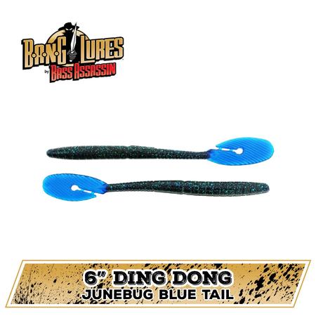 Ding Dong Junebug Blue Tail 6in