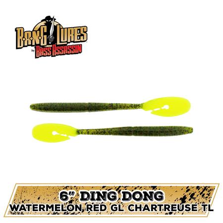 Ding Dong Wmelon Red Glt Chart Tail 6in