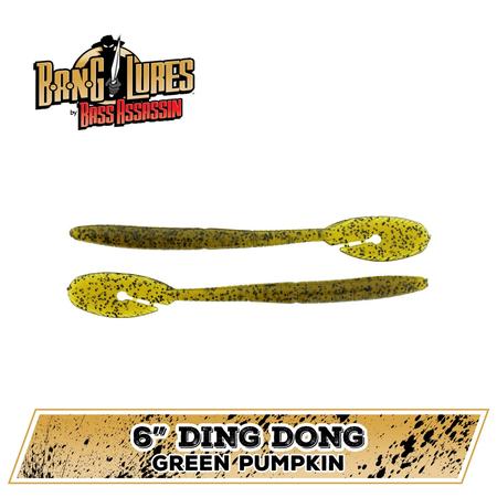 Ding Dong Green Pumpkin 6in