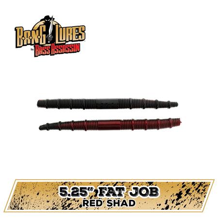 Fat Job Red Shad 5.25in