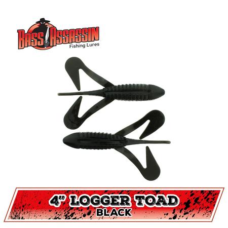 Logger Toad Black 4in