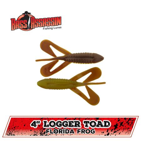Logger Toad Florida Frog 4in