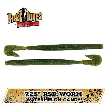 Rsb Worm Watermelon Candy 7.25in