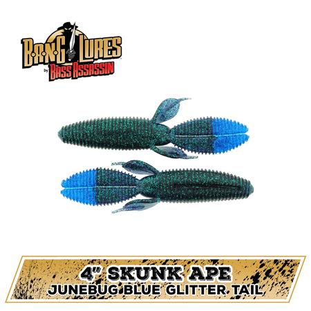 Skunk Ape Junebug Blue Glt Tail 4.25in