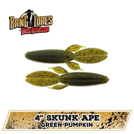 Skunk Ape Green Pumpkin 4.25in