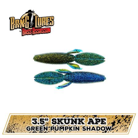 Litl Skunk Ape Green Pump Shadow 3.5in